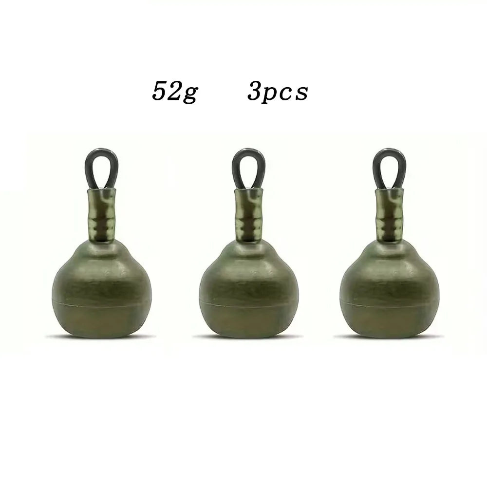 Carp Fishing Sinkers Weight Set - 3pcs (14g/28g/52g)