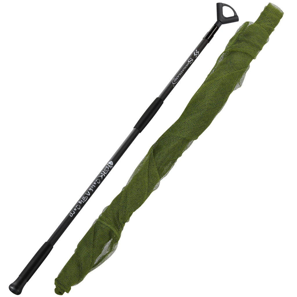 Sougayilang Carp Fishing Tool Net Fishing tackle 212/300cm Portable Retractable Folding Fishing Net for Carp Trout Fishing